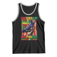 Juneteenth Is My Independence Day Tank Top Black Pride American Flag