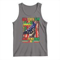Juneteenth Is My Independence Day Tank Top Black Pride American Flag