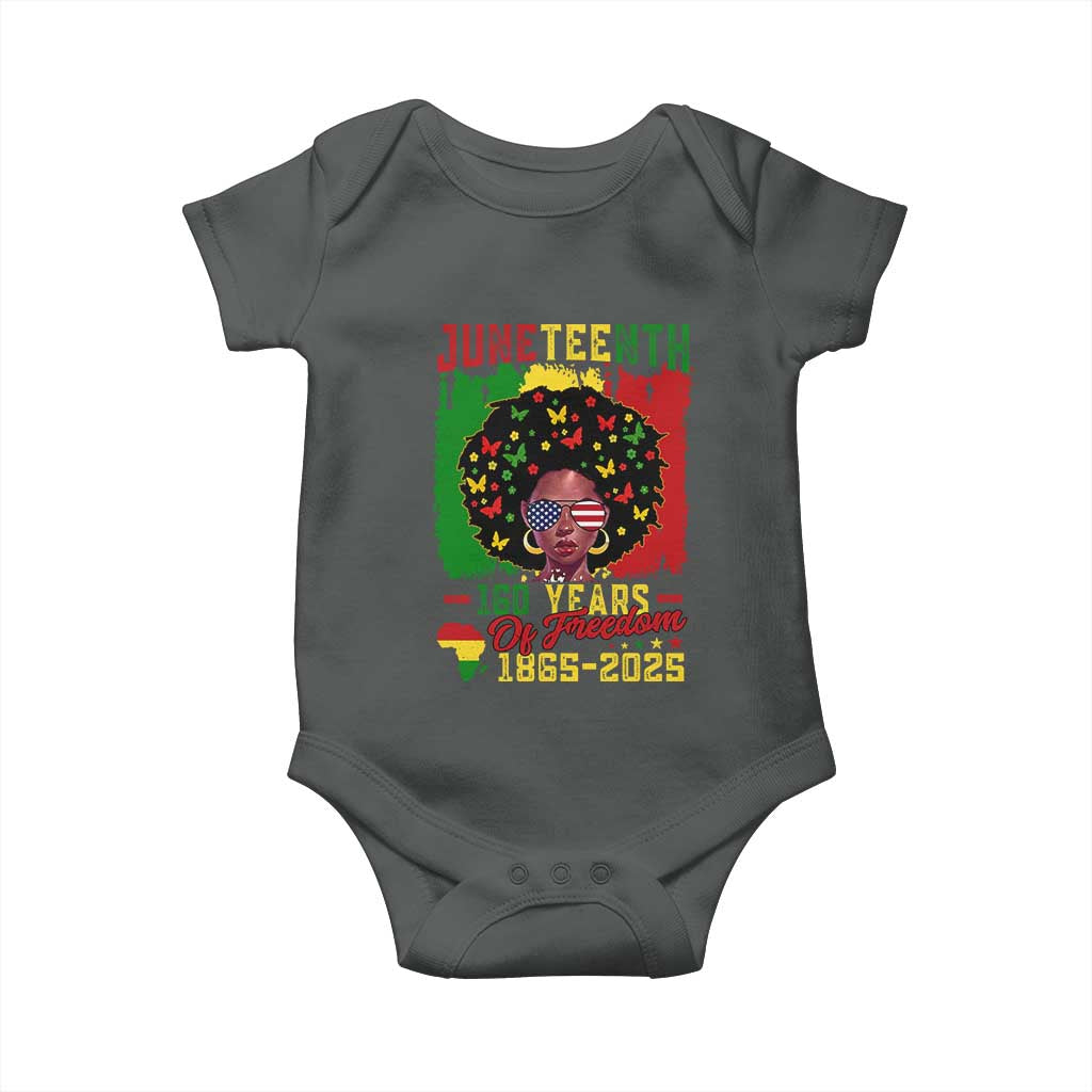 Juneteenth 160 Years Of Freedom Baby Onesie African American Pride - Wonder Print Shop