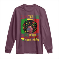 Juneteenth 160 Years Of Freedom Long Sleeve Shirt African American Pride - Wonder Print Shop