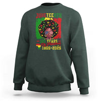 Juneteenth 160 Years Of Freedom Sweatshirt African American Pride - Wonder Print Shop