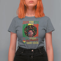 Juneteenth 160 Years Of Freedom T Shirt For Women African American Pride - Wonder Print Shop