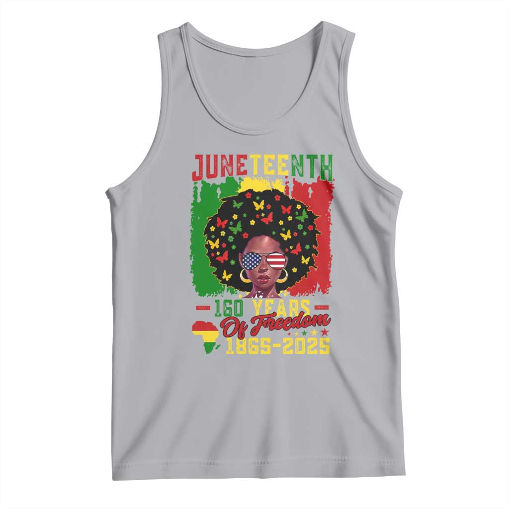 Juneteenth 160 Years Of Freedom Tank Top African American Pride - Wonder Print Shop