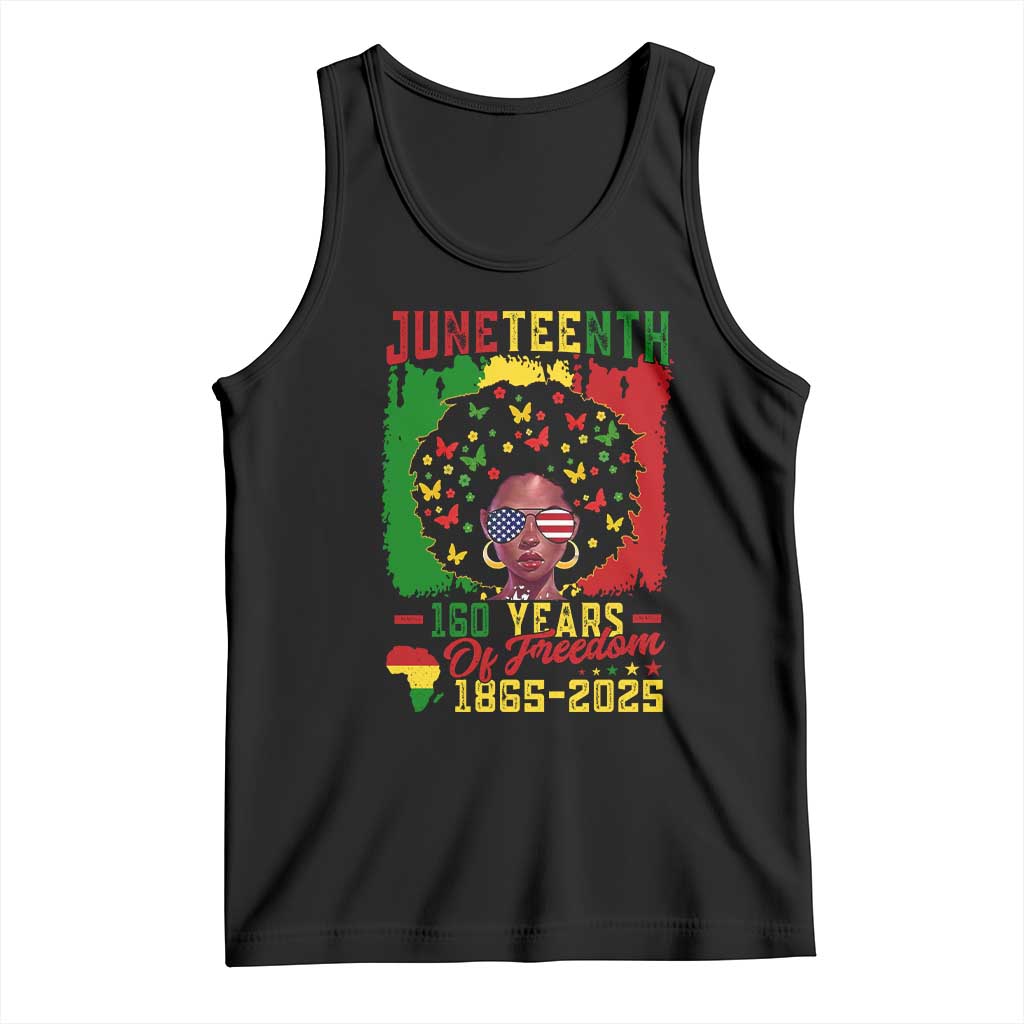 Juneteenth 160 Years Of Freedom Tank Top African American Pride - Wonder Print Shop