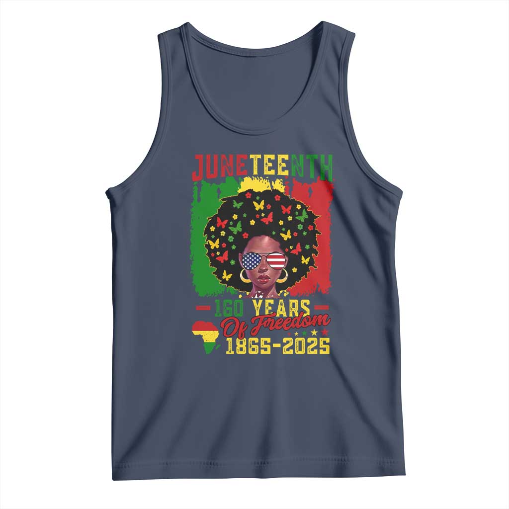Juneteenth 160 Years Of Freedom Tank Top African American Pride - Wonder Print Shop
