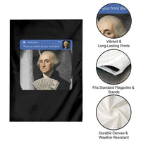 There is Motion At Your Front Door George Washington Meme Garden Flag
