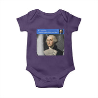 There is Motion At Your Front Door George Washington Meme Baby Onesie