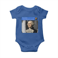 There is Motion At Your Front Door George Washington Meme Baby Onesie