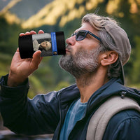 There is Motion At Your Front Door George Washington Meme 4 in 1 Can Cooler Tumbler