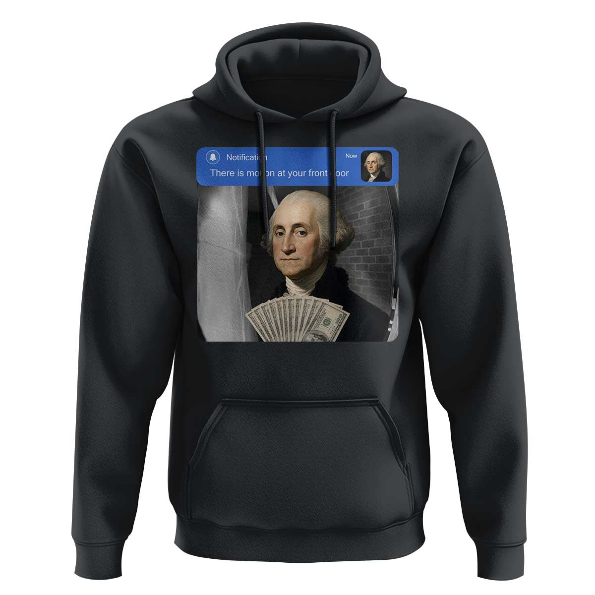 There is Motion At Your Front Door George Washington Meme Hoodie