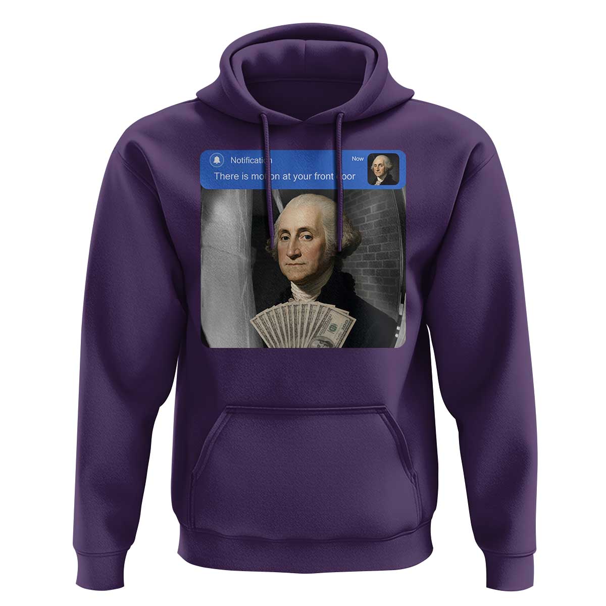 There is Motion At Your Front Door George Washington Meme Hoodie