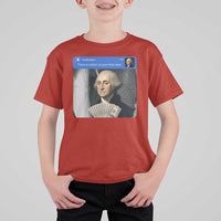 There is Motion At Your Front Door George Washington Meme T Shirt For Kid