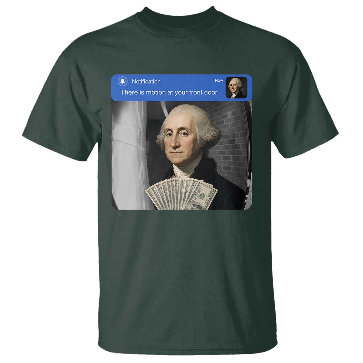 There is Motion At Your Front Door George Washington Meme T Shirt
