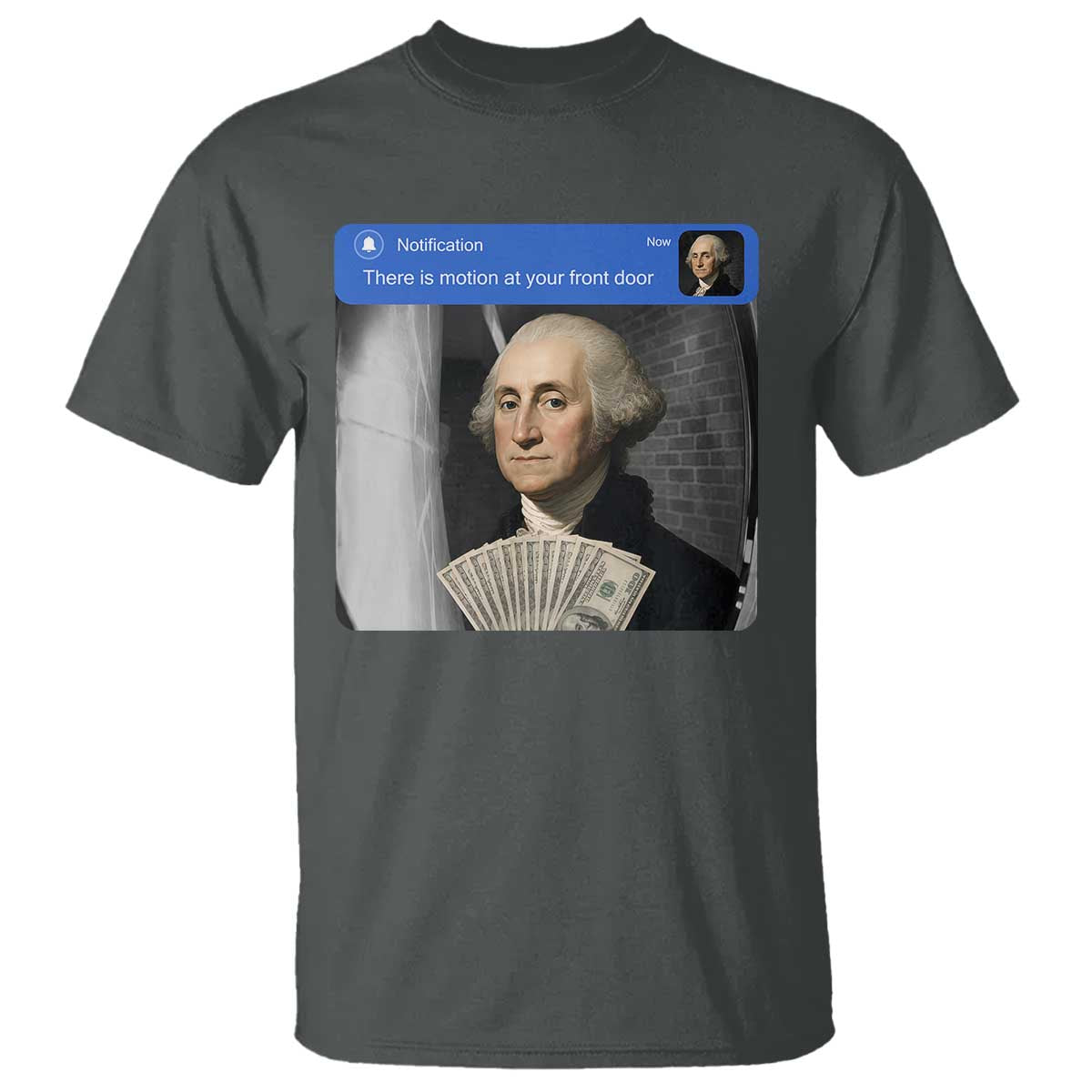 There is Motion At Your Front Door George Washington Meme T Shirt