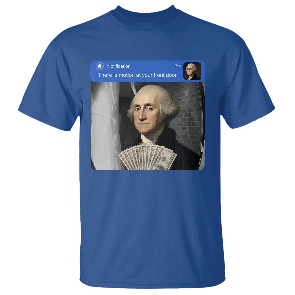 There is Motion At Your Front Door George Washington Meme T Shirt