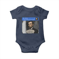 There is Motion At Your Front Door Abraham Lincoln Meme Baby Onesie