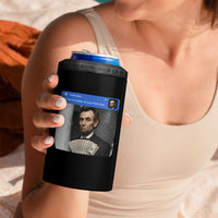There is Motion At Your Front Door Abraham Lincoln Meme 4 in 1 Can Cooler Tumbler