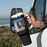 There is Motion At Your Front Door Abraham Lincoln Meme Tumbler With Handle