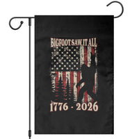 Bigfoot 250th Anniversary USA Garden Flag Bigfoot Saw It All 1776 2026 4th of July