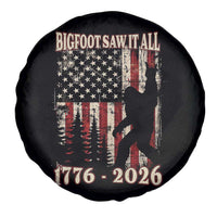Bigfoot 250th Anniversary USA Spare Tire Cover Bigfoot Saw It All 1776 2026 4th of July