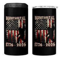 Bigfoot 250th Anniversary USA 4 in 1 Can Cooler Tumbler Bigfoot Saw It All 1776 2026 4th of July