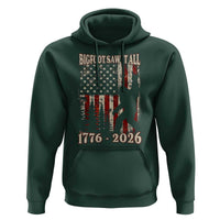 Bigfoot 250th Anniversary USA Hoodie Bigfoot Saw It All 1776 2026 4th of July