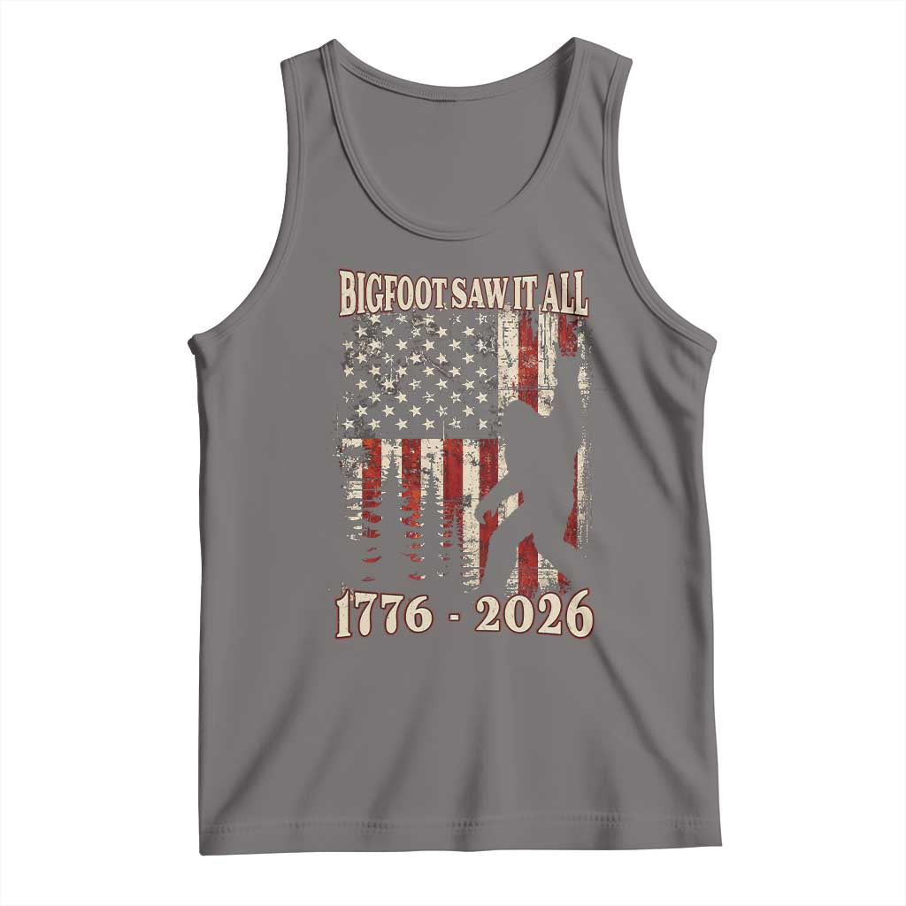 Bigfoot 250th Anniversary USA Tank Top Bigfoot Saw It All 1776 2026 4th of July