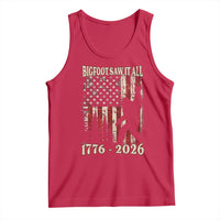 Bigfoot 250th Anniversary USA Tank Top Bigfoot Saw It All 1776 2026 4th of July