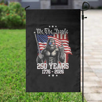250th Anniversary USA Bigfoot Garden Flag Sasquatch 250 Years Independence