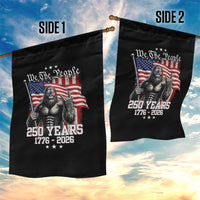 250th Anniversary USA Bigfoot Garden Flag Sasquatch 250 Years Independence