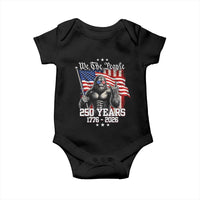 250th Anniversary USA Bigfoot Baby Onesie Sasquatch 250 Years Independence