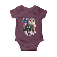 250th Anniversary USA Bigfoot Baby Onesie Sasquatch 250 Years Independence