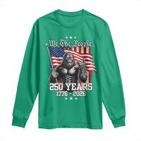 250th Anniversary USA Bigfoot Long Sleeve Shirt Sasquatch 250 Years Independence