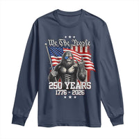 250th Anniversary USA Bigfoot Long Sleeve Shirt Sasquatch 250 Years Independence