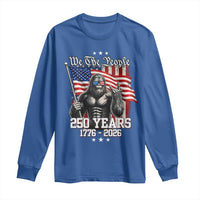 250th Anniversary USA Bigfoot Long Sleeve Shirt Sasquatch 250 Years Independence