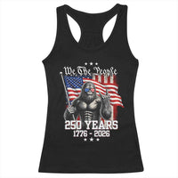 250th Anniversary USA Bigfoot Racerback Tank Top Sasquatch 250 Years Independence