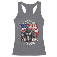 250th Anniversary USA Bigfoot Racerback Tank Top Sasquatch 250 Years Independence