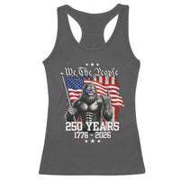 250th Anniversary USA Bigfoot Racerback Tank Top Sasquatch 250 Years Independence