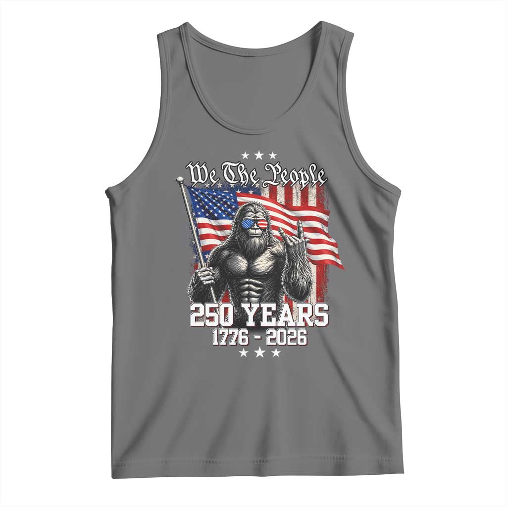 250th Anniversary USA Bigfoot Tank Top Sasquatch 250 Years Independence