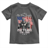250th Anniversary USA Bigfoot Toddler T Shirt Sasquatch 250 Years Independence