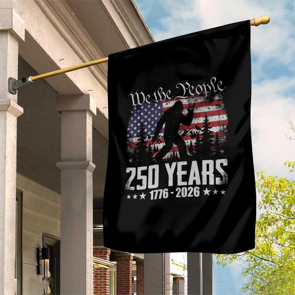 Bigfoot 250 Years American Flag Patriotic 1776 2026 Garden Flag