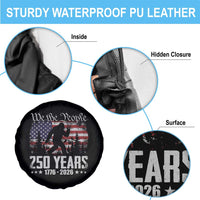 Bigfoot 250 Years American Flag Patriotic 1776 2026 Spare Tire Cover