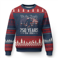 Bigfoot 250 Years American Flag Patriotic 1776 2026 Ugly Christmas Sweater