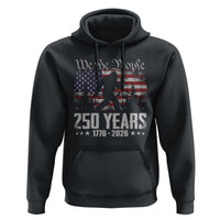 Bigfoot 250 Years American Flag Patriotic 1776 2026 Hoodie