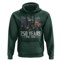 Bigfoot 250 Years American Flag Patriotic 1776 2026 Hoodie