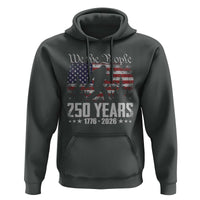 Bigfoot 250 Years American Flag Patriotic 1776 2026 Hoodie