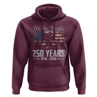 Bigfoot 250 Years American Flag Patriotic 1776 2026 Hoodie