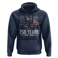 Bigfoot 250 Years American Flag Patriotic 1776 2026 Hoodie