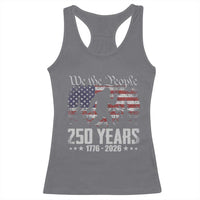 Bigfoot 250 Years American Flag Patriotic 1776 2026 Racerback Tank Top