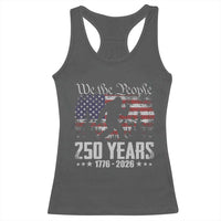 Bigfoot 250 Years American Flag Patriotic 1776 2026 Racerback Tank Top